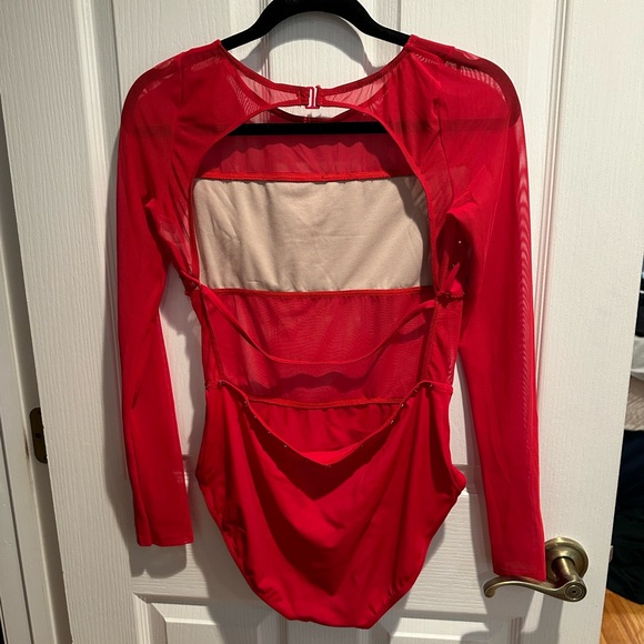 Balera MT10406 Red Dance costume Adult Large - Picture 2 of 7